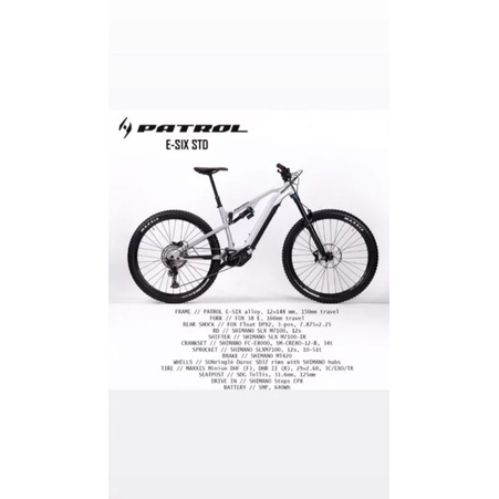 Patrol E-SIX STD 29 inch size S NEW 2021 - Sepeda Gunung MTB enduro all mountain AM Patrol fulsus El