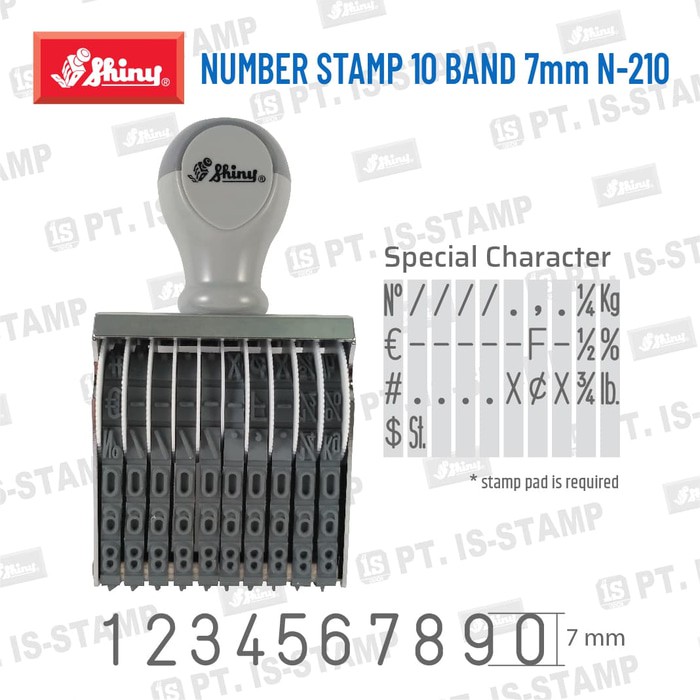 

Promo Shiny Number Stamp 10 Band 7mm N 210 Diskon