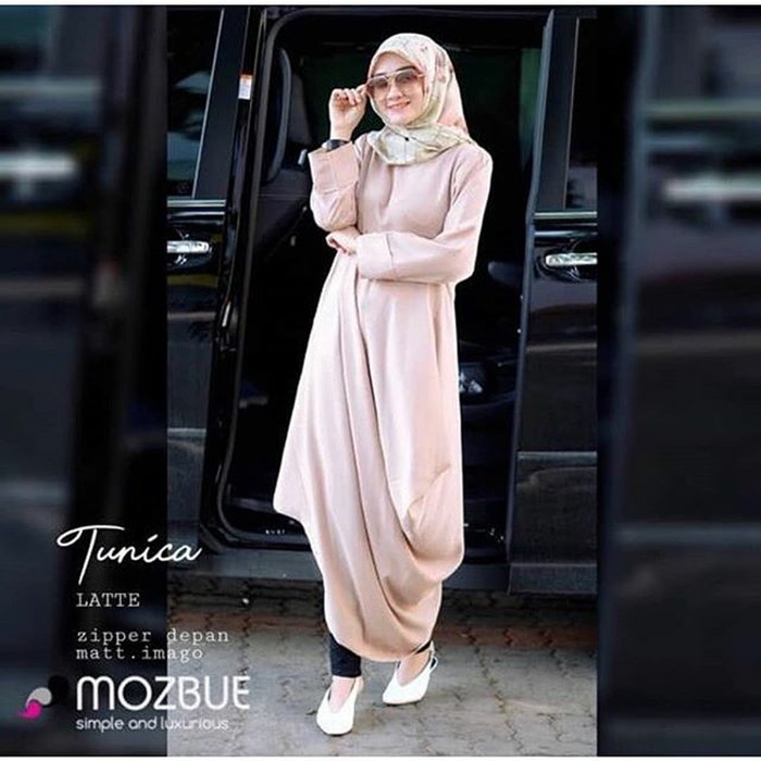 Baju Wanita/Gamis Tunik Murah TUNICA LATTE Terbaru