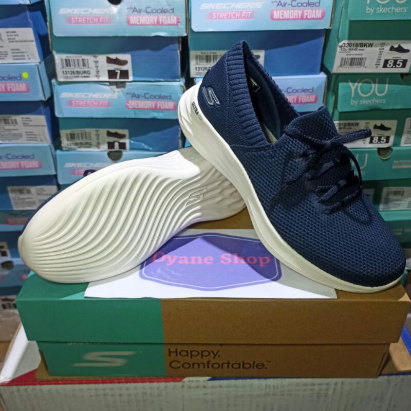 Sepatu Wanita Skechers YOU WAVE - Strength Navy Original