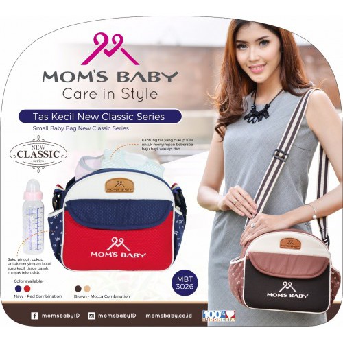 MOMS BABY MBT3026 Tas bayi Kecil seri NEW CLASSIC