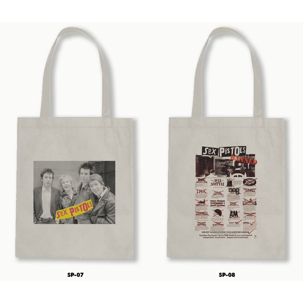 TOTE BAG BLACU - SEX PISTOLS