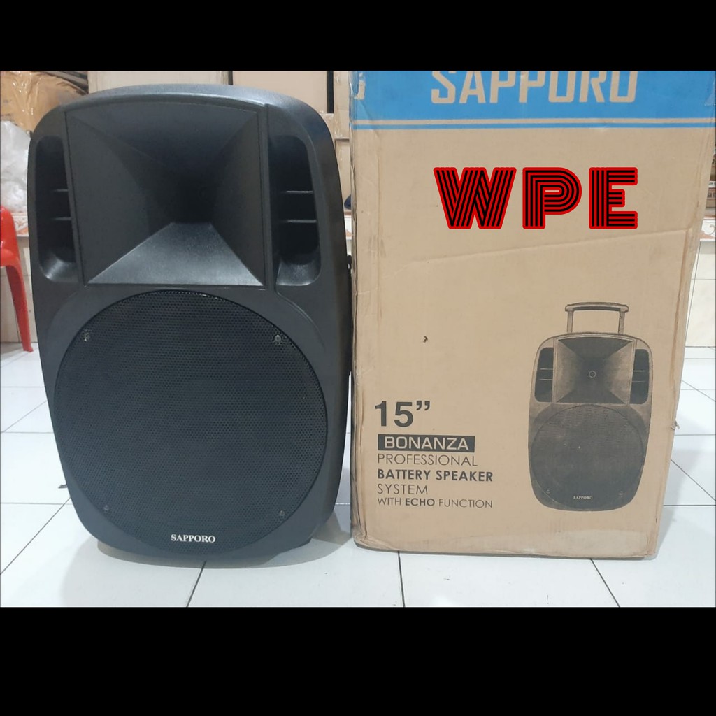 Speaker Sapporo Aktif Portable Bonanza 15inch
