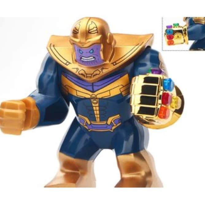 4EOL MARVEL AVENGERS THANOS + 6 INFINITY STONE GAUNTLET WAR LEGO BOOTLEG OAH5