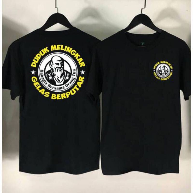 Kaos Plesetan Lucu Custom Sablon Gambar Orang Tua Ukuran Jumbo 5XL 4XL 3XL 2XL XL L M
