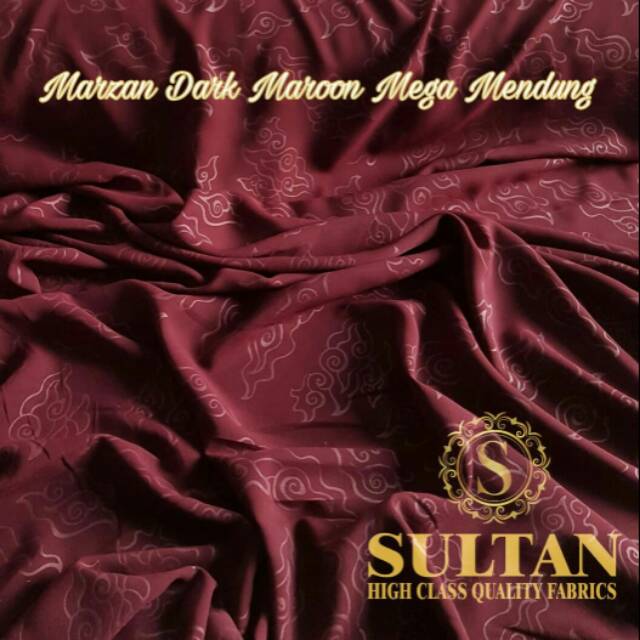 Kain marzan maroon embos kain marzan sultan kain anti UV kain abaya sultan