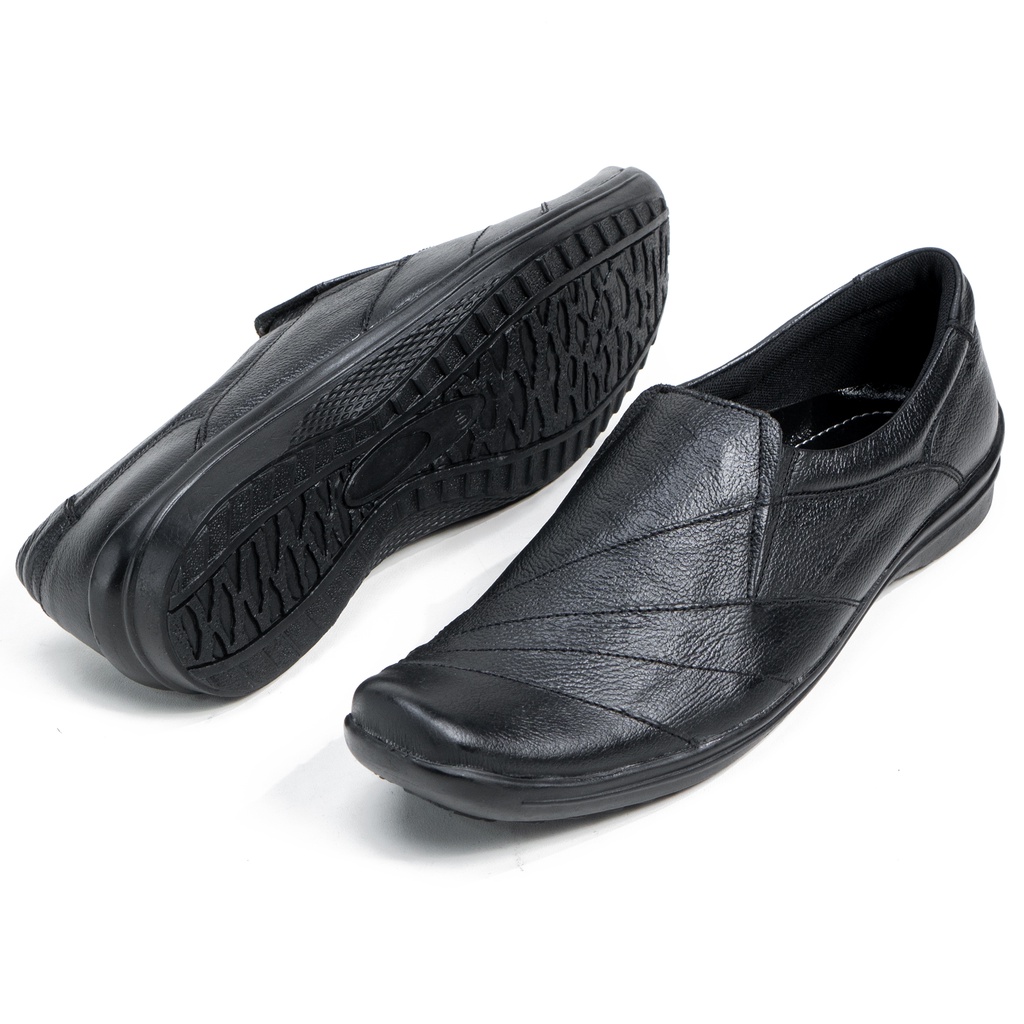 Sepatu  Slip On Pria Original Kulit Asli Casual Original Fordza Slip on 066
