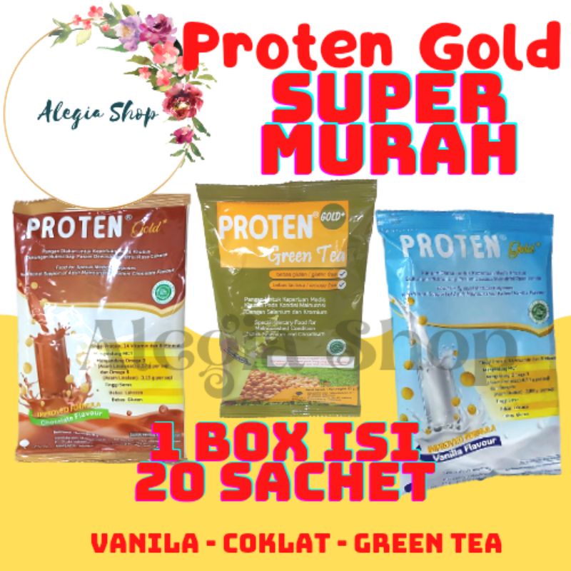 

Proten Gold Susu Protein All Varian 1 box 20 sachet