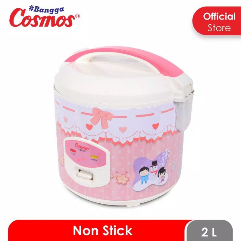 Rice Cooker Cosmos / Magic Com Cosmos / Magicom Cosmos CRJ-3232 2 L / 2 Liter