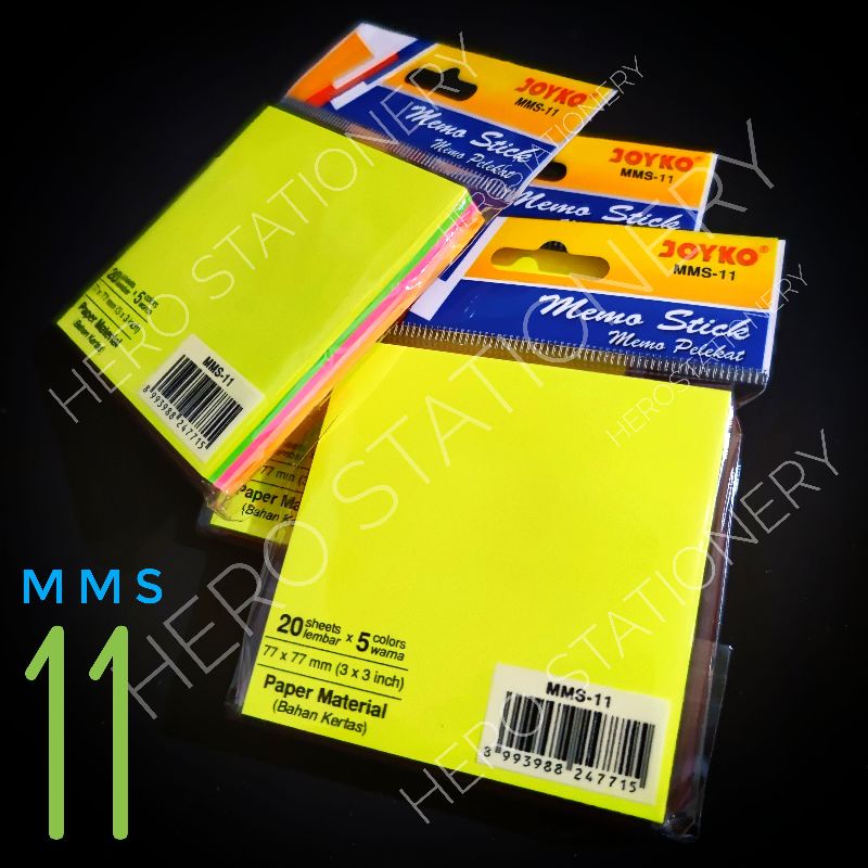

Memo stick sticky note kertas joyko 5 warna MMS-11