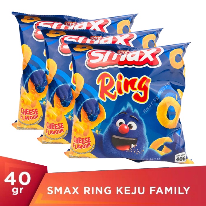 

2+1 SMAX ring cheese 40gr snack makanan ringan