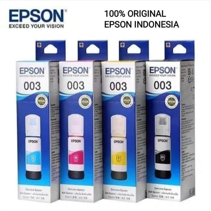 TINTA EPSON 003 ORIGINAL PRINTER L1110 / L3110 / L3150 /L5190