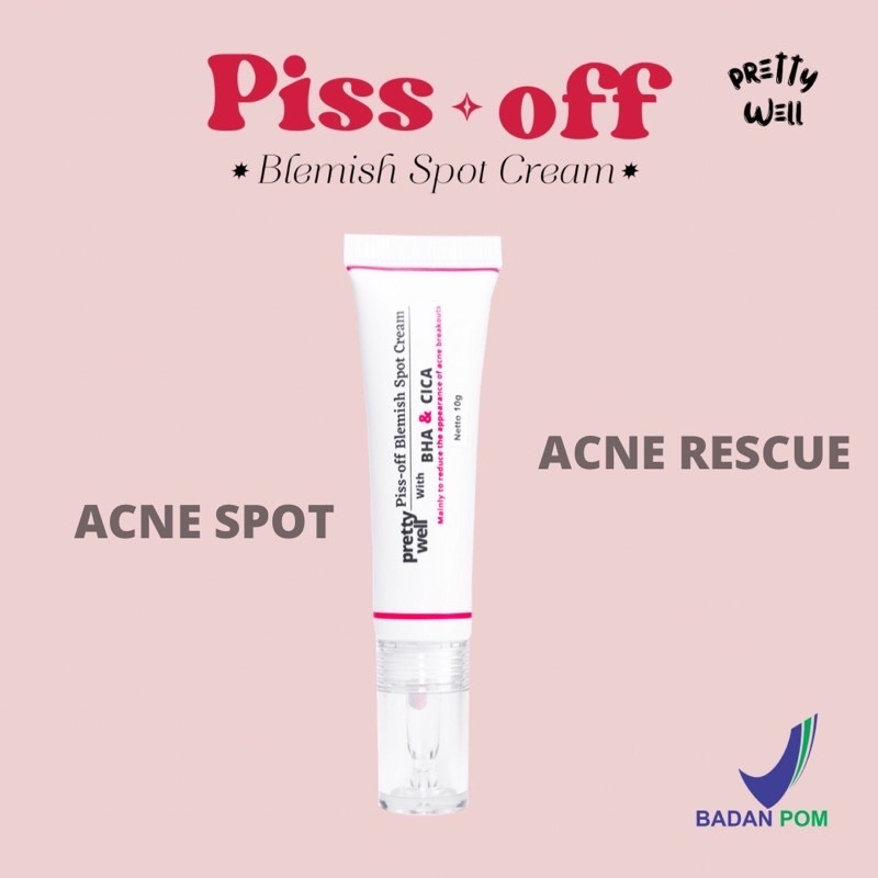 PRETTYWELL PISS-OFF BLEMISH SPOT CREAM (ACNE SPOT)