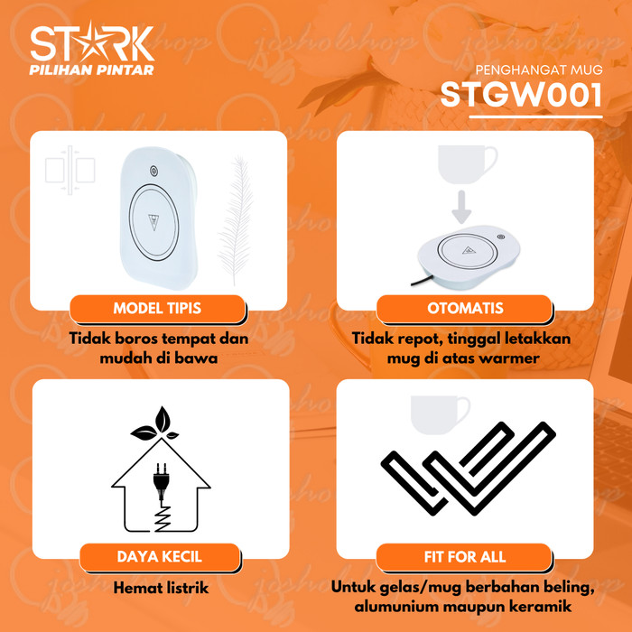 STARK Glass Warmer Electric / Penghangat Cangkir Elektrik STGW001