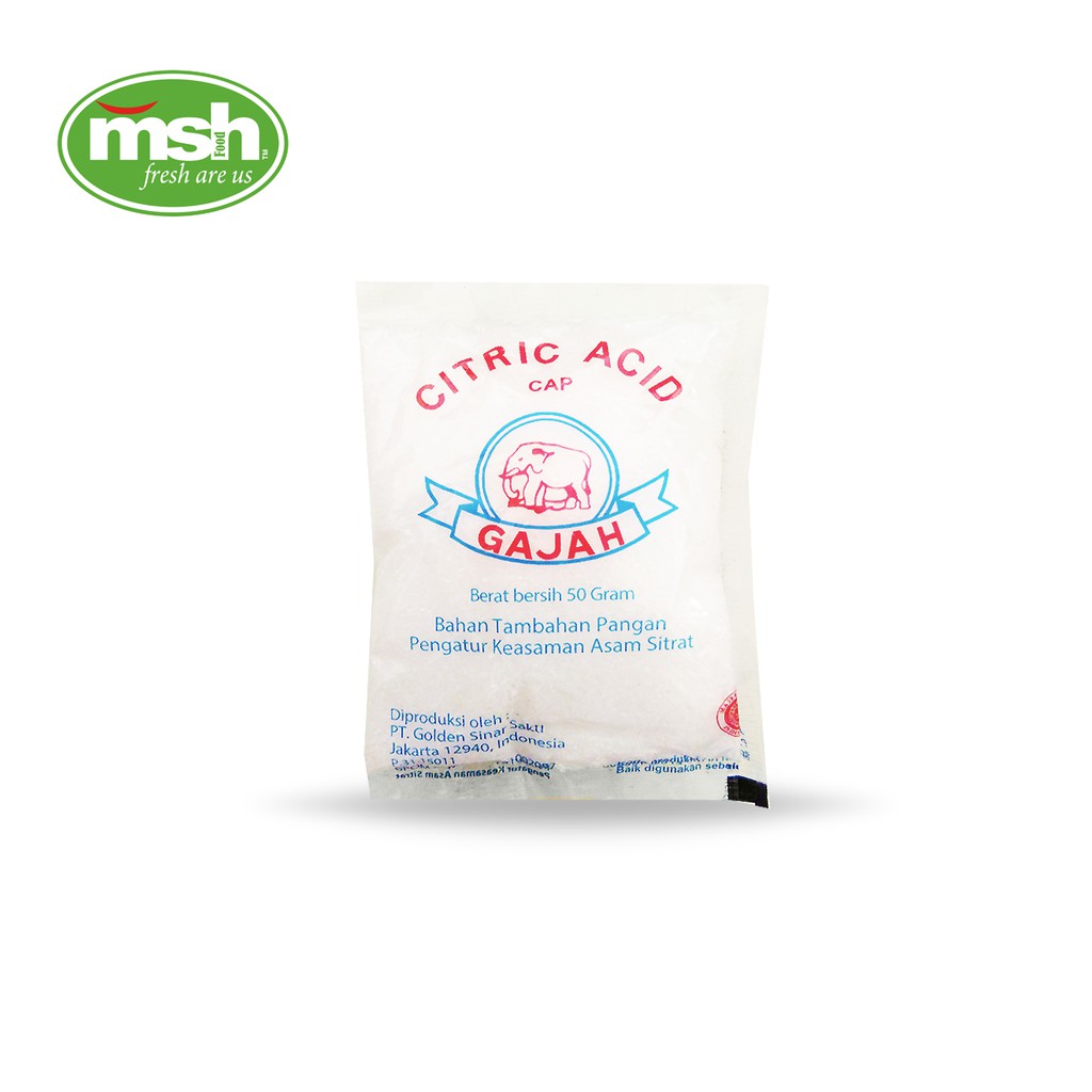 

Cap Gajah Citric Acid 50 gr