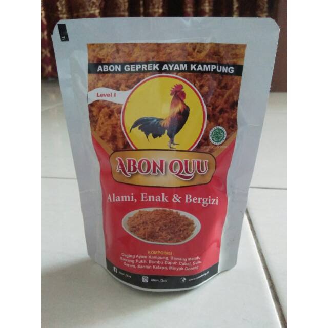 

Abon Quu Ayam Kampung Level 1