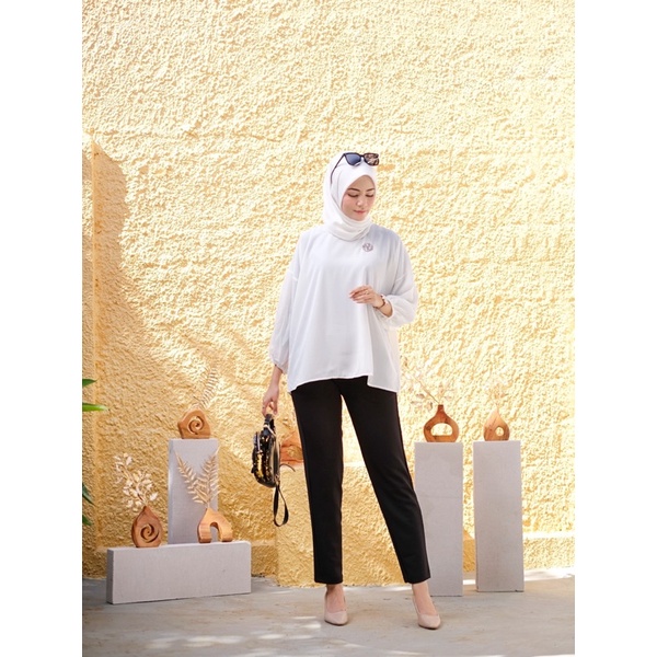 Ounadoutfit skinny pants scuba premium basic | celana wanita nyaman | comfortable skinny pants | scuba pants | celana basic wanita