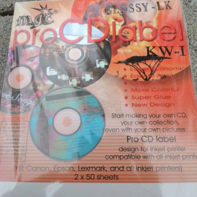 Pro cd dvd label