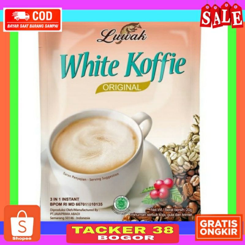 

LUWAK WHITE KOFFIE ORIGINAL 20 GR HARGA PER 1 SACHET