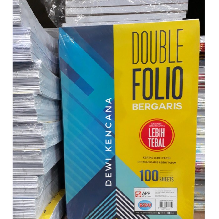 

Double folio bergaris isi 100_200 sidu