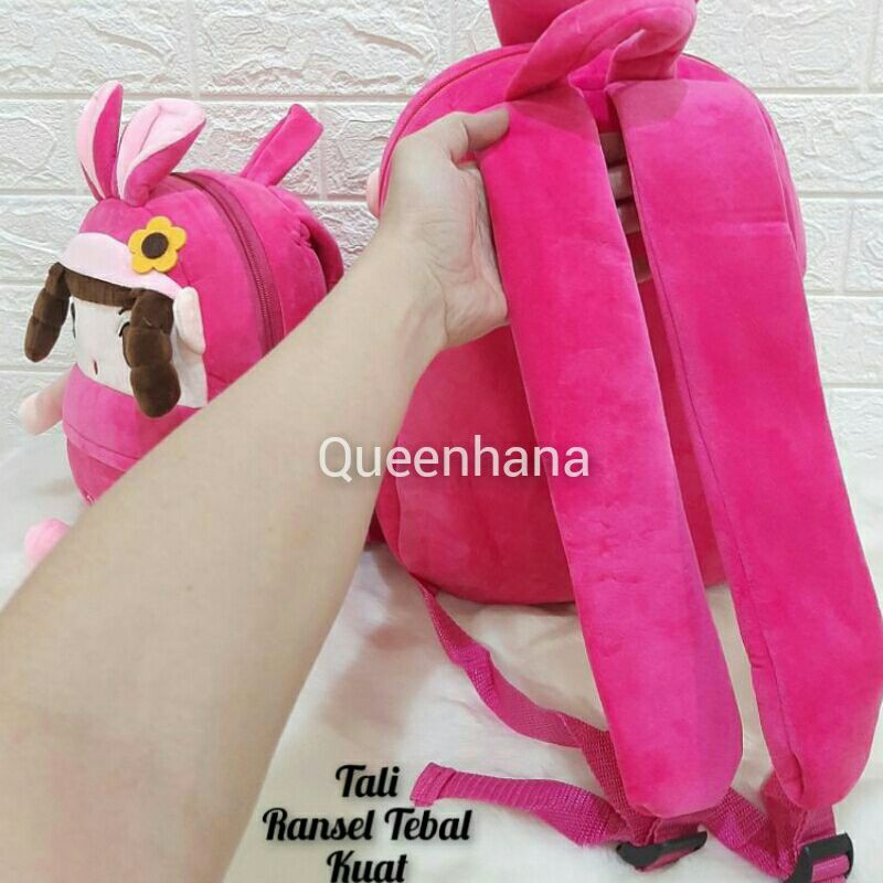 Tas Ransel Boneka Karakter / Tas Ransel Anak Boneka Lucu