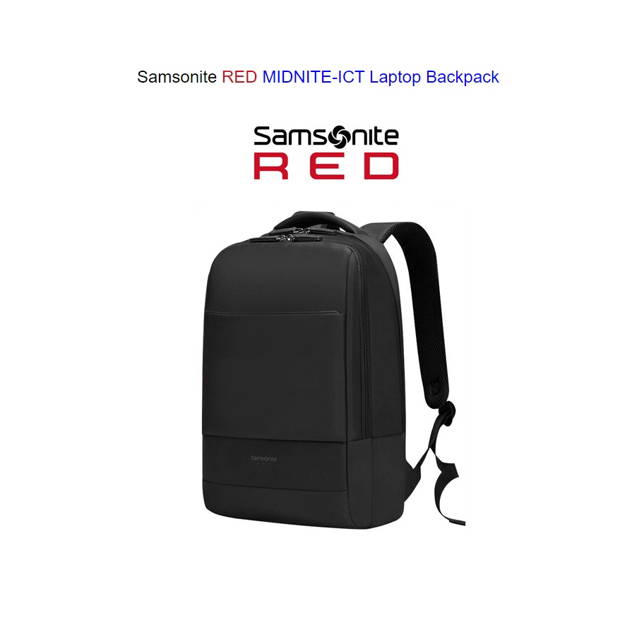 Tas Ransel Kantor Pria Wanita Traveling Backpack Samsonite RED Midnite-ict Terbaru Original