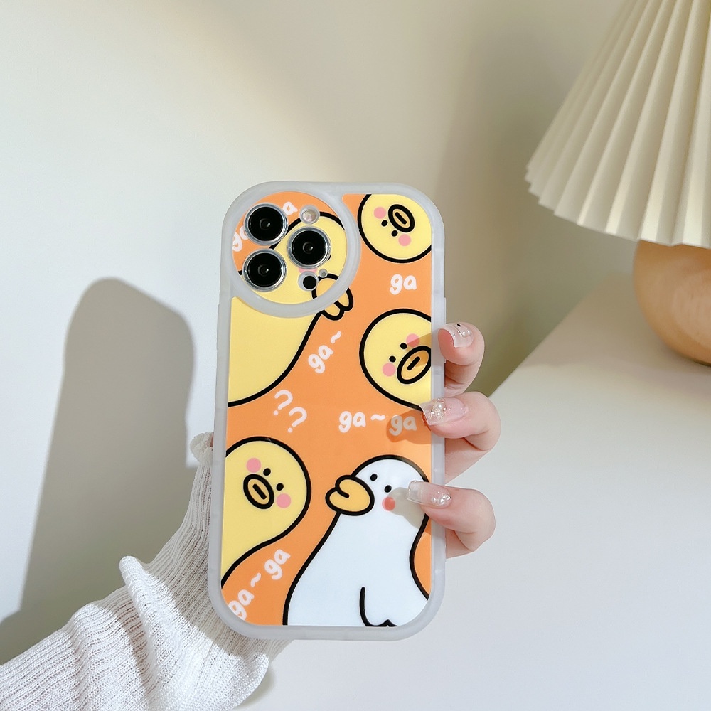 Soft Case TPU Motif Bebek Kuning Untuk iPhone 11 13pro 13prm 12 7Plus xs 8Plus XR 7 8 XR 11pro xs Max 12Pro Max