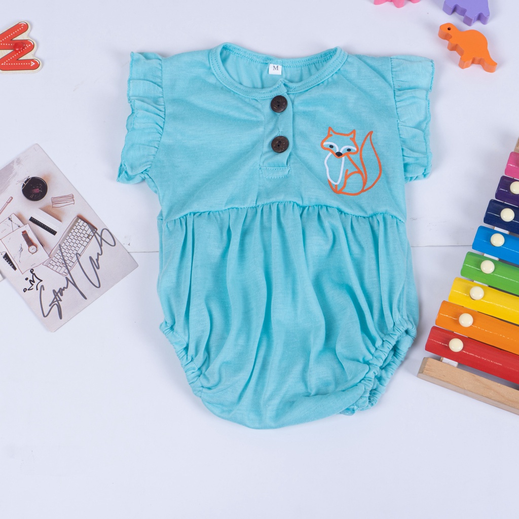 IL - Ruffle Romper Baby Jumper Bayi Perempuan Animal Edition