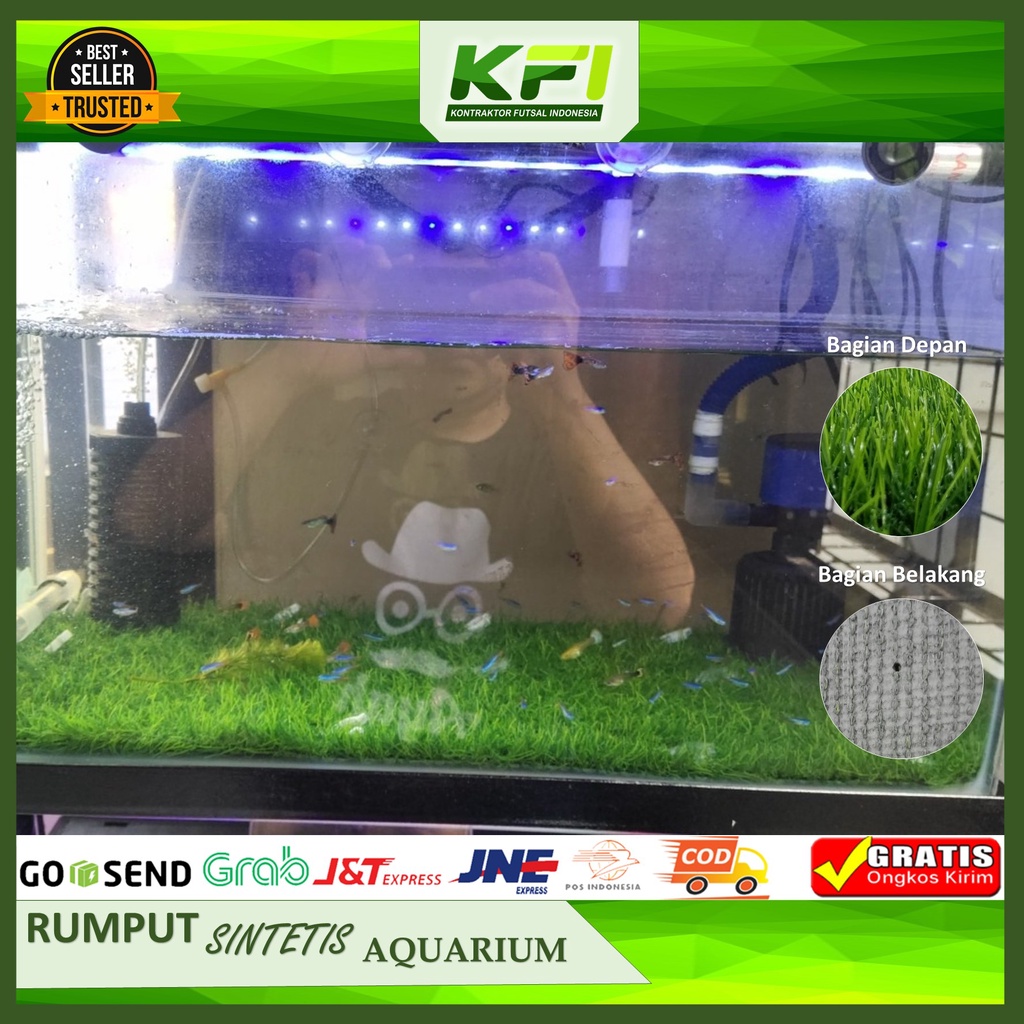 Rumput Sintetis Aquarium	Rumput Sintetis Aquarium 80 40 Rumput Sintetis Aquarium Termurah - KFI Spor