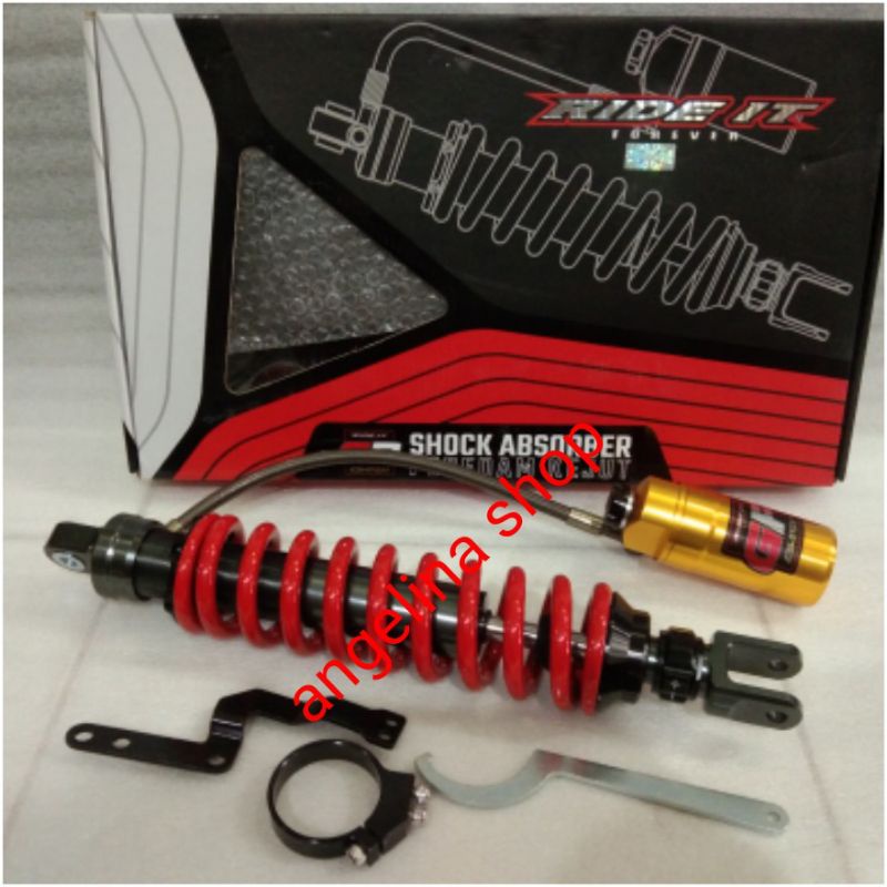 shock belakang ride it klx 150 ride it tabung pisah
