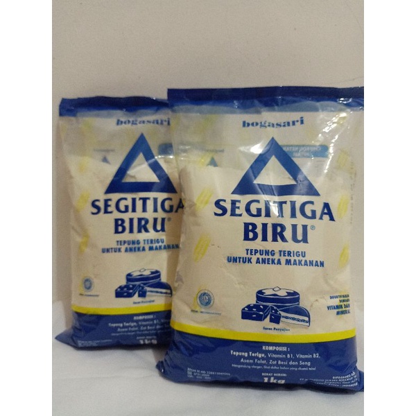 

Tepung Terigu Segitiga Biru 1Kg Bogasari