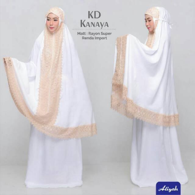 MUKENA RENDA KD KANAYA ALIYAH RAYON PREMIUM JUMBO POLOS, PONOROGO, ADEM LEMBUT HARIAN MAHAR