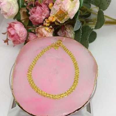 Gelang Double Medan 5 gram Emas Tua Asli 24 (99%)