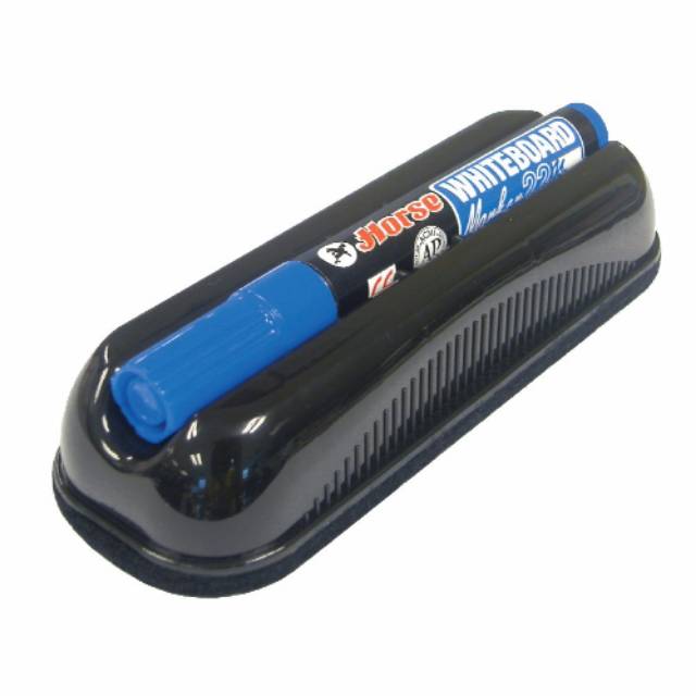 

WHITEBOARD ERASE BLACK + MARKER 1 PC. (BLUE)