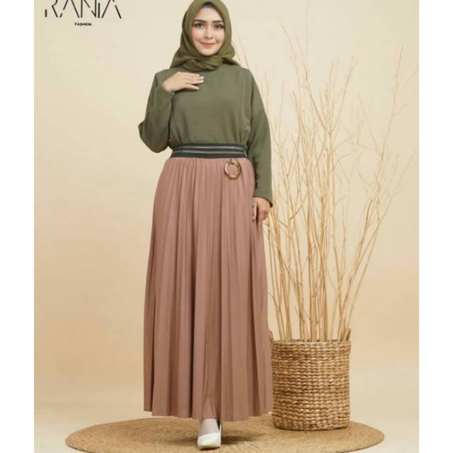 Rok Rania UMBRELLA edisi ring warna-warna