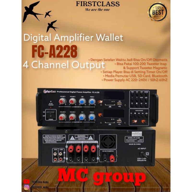 Ampli walet FIRSTCLASS FC A 228 ampli pemanggil walet fc a228 ORIGINAL