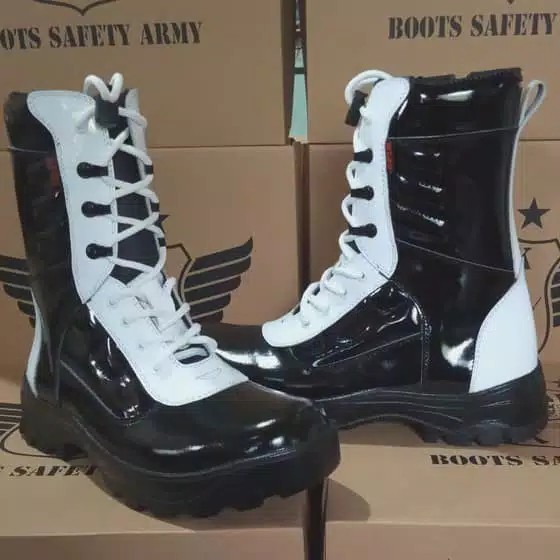 SEPATU PDL PROVOS POLRI KULIT SAPI ASLI APIK SEPATU PDL PROVOS TNI POLRI SECURITY SATPAM DINAS