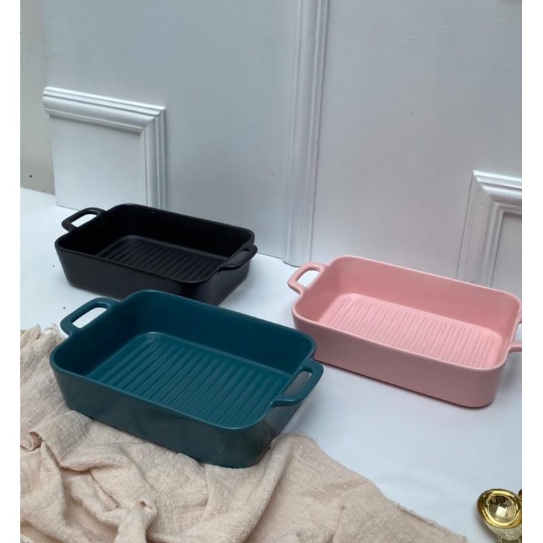Mouin Ceramic Casserole Dish / Wadah Saji Keramik
