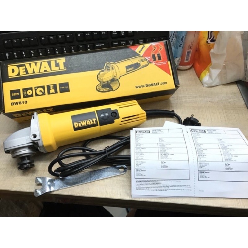 Mesin Gerinda Tangan 4” Dewalt DW810 DW-810 ORIGINAL GARANSI 3 Tahun