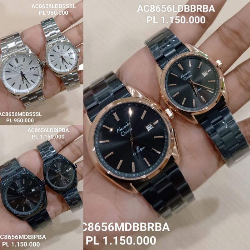 Alexandre Christie Couple Ac8656 Original  || Ac 8656 Md || Ac 8656 ld