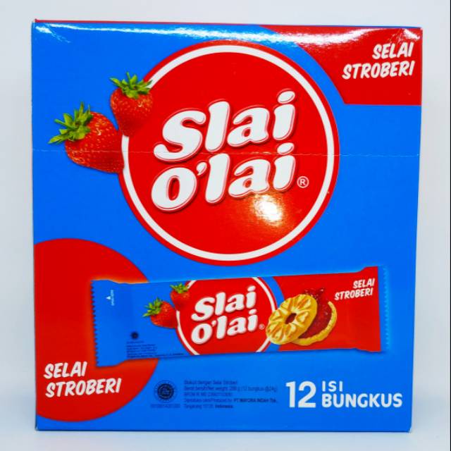 

Aneka Snack Slai Olai Strawberry - Blueberry 1 Box Isi 12 Pcs @ 24 Gram