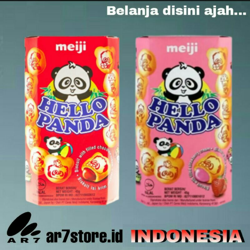 

HELLO PANDA biskuit all varian rasa 45gr