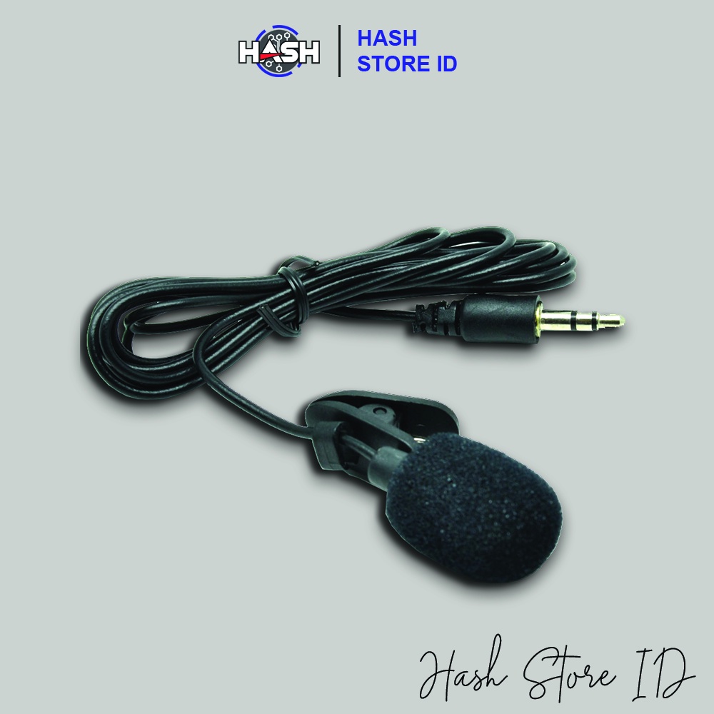 MICROPHONE CLIP 3.5 MM UNTUK SMARTPHONE LAPTOP TABLET PC