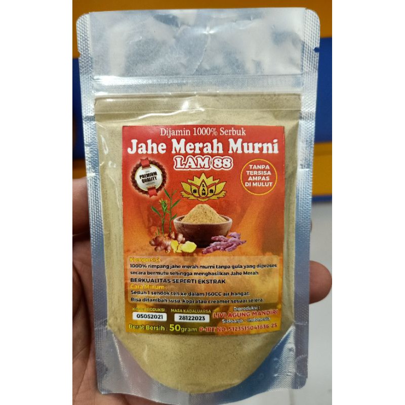 minuman jahe merah murni lam 88