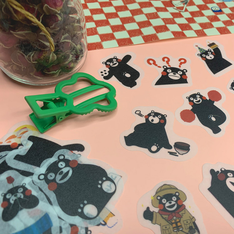 Kumamoto bear hand account stickers and paper stickers diary stickers decoration atlas diary 40 sheets