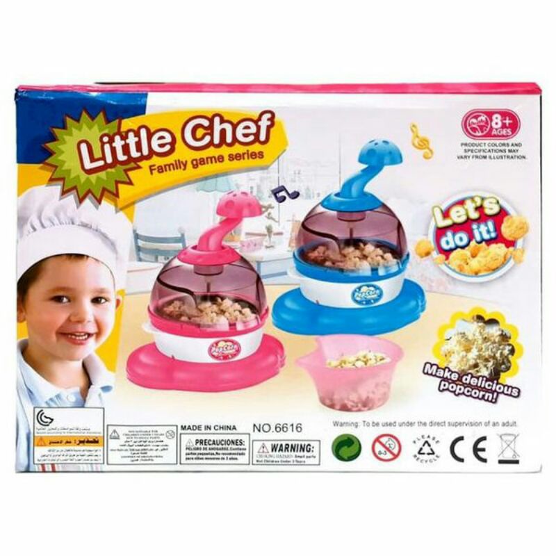 Little Chef Popcorn Maker 6616 - Alat Masak Popcorn Snack Mainan Anak