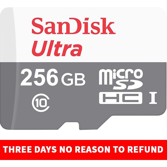 【100% ORI】 Memory Card 16/32/64/128/256/512GB 100Mbps CLASS 10 MicroSD Kartu Garansi Lifetime