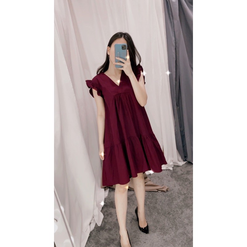 Tiara Dress || Dress Formal || V Neck Dress Korea || Vaeesan