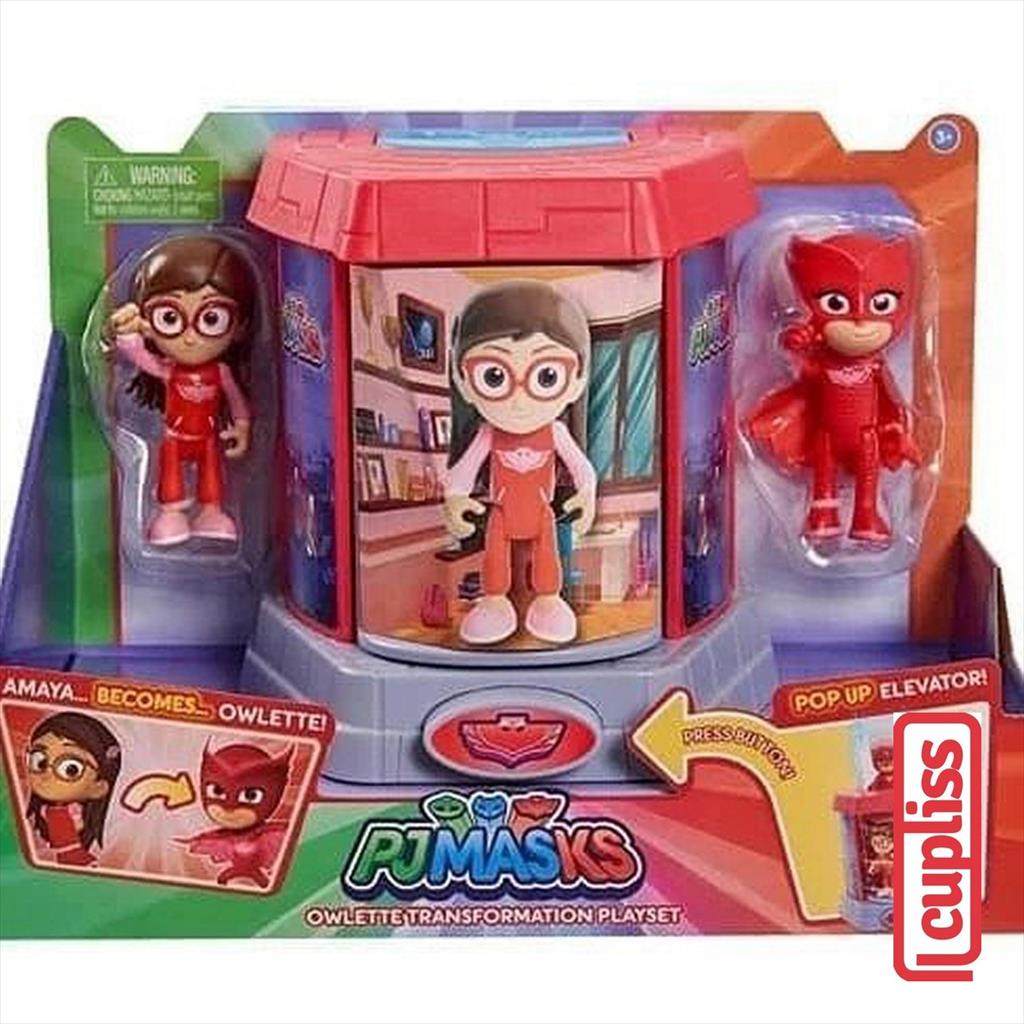 Just Play 95465 Owlette PJ Masks Transformation Playset PJMasks