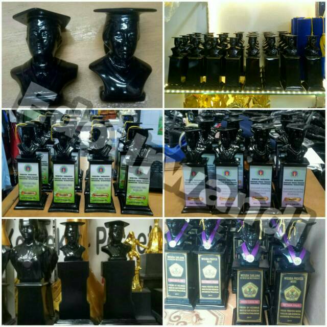 Patung Wisuda Piala Wisuda Trophy Wisuda Plakat Wisuda Berkualitas